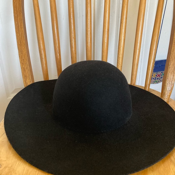 J. Crew 100% wool fedora in black - Picture 2 of 6